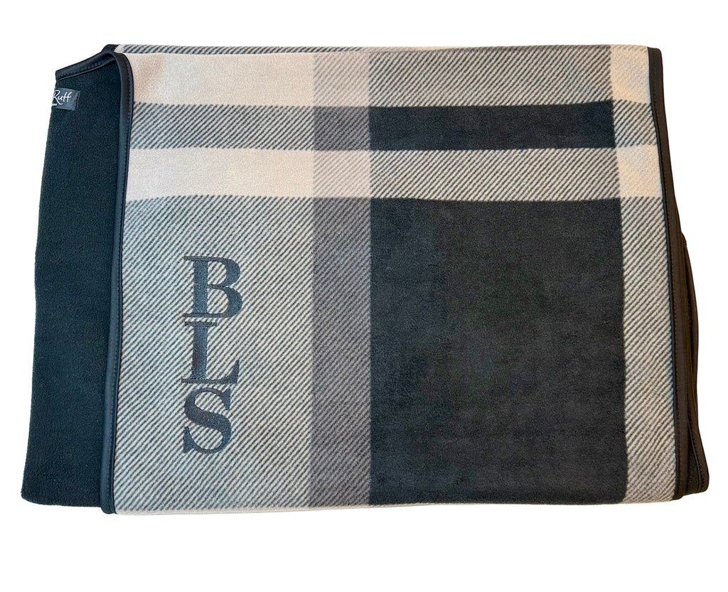 Monogram Plaid Poncho