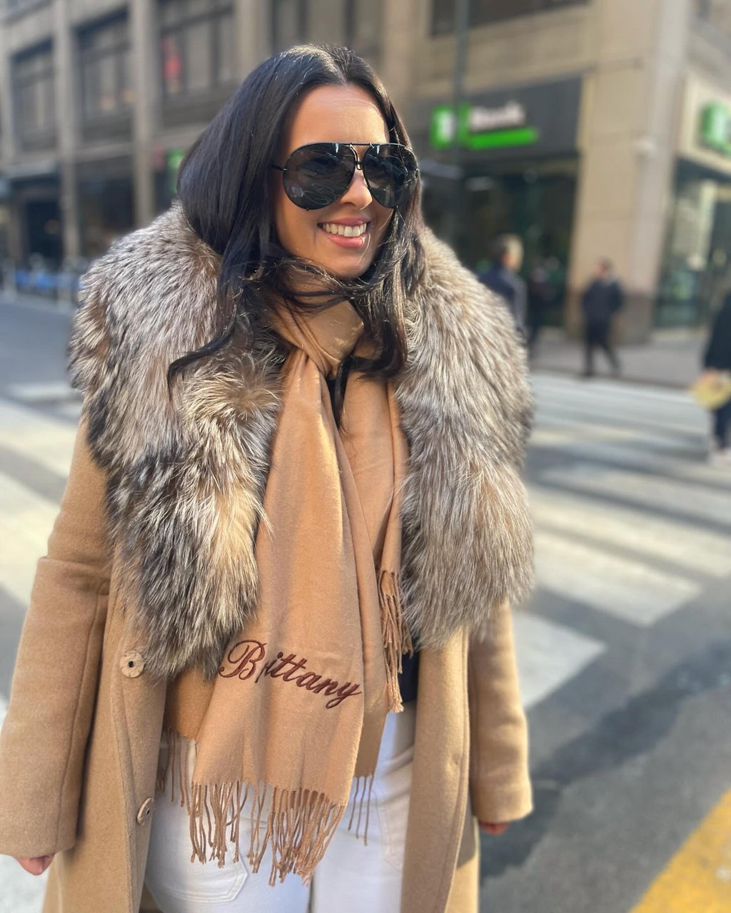 Custom Embroidered Scarf